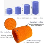 Fitness Wristband Fitness Wrist Wrap Custom Wrist Bands Wrist Compression Strap and Support One Size Adjustable for Running