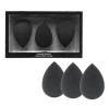 FIYAN Wholesale Super Soft High Quality And Elastic Make Up Blender Beauty Blending Foundation Black Makeup Sponge With Holder