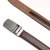 Import Flat adjustable luxury leather ratchet belts for men automatic buckle from China