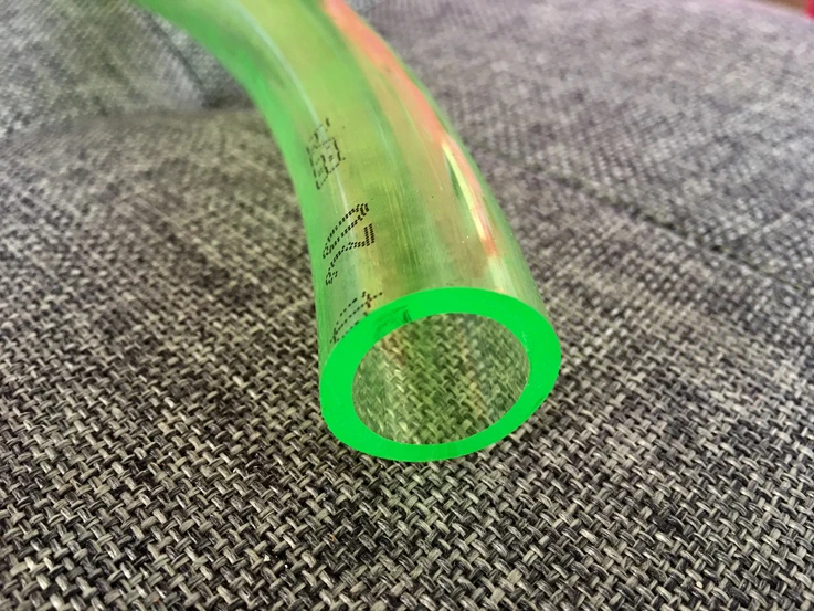 Flexible durable transparent PVC water hose
