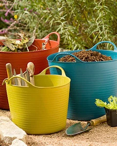 flexible plastic bucket, household buckets, garden tools