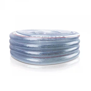 Flexible pvc spiral steel wire reinforced suction hose  wire