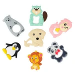 Food Grade Baby Silicone Toy / Baby Teething Biscuits