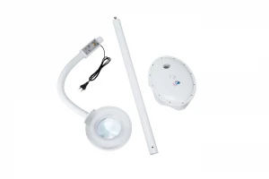foot telescopic tube LED-A capped Illuminated Magnifier For Beauty Salon Table Lamp