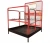 Import Forklift Safety Cage Aerial Work Platform Lift Basket with High Back from China