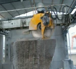 Four column two way diamond disc stone sawing machine