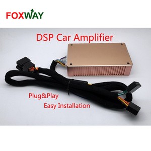FOXWAY factory DSP car amplifier for all car audio with no speaker replacement no harness cut