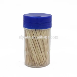 Free sample clear toothpicks in plastic box