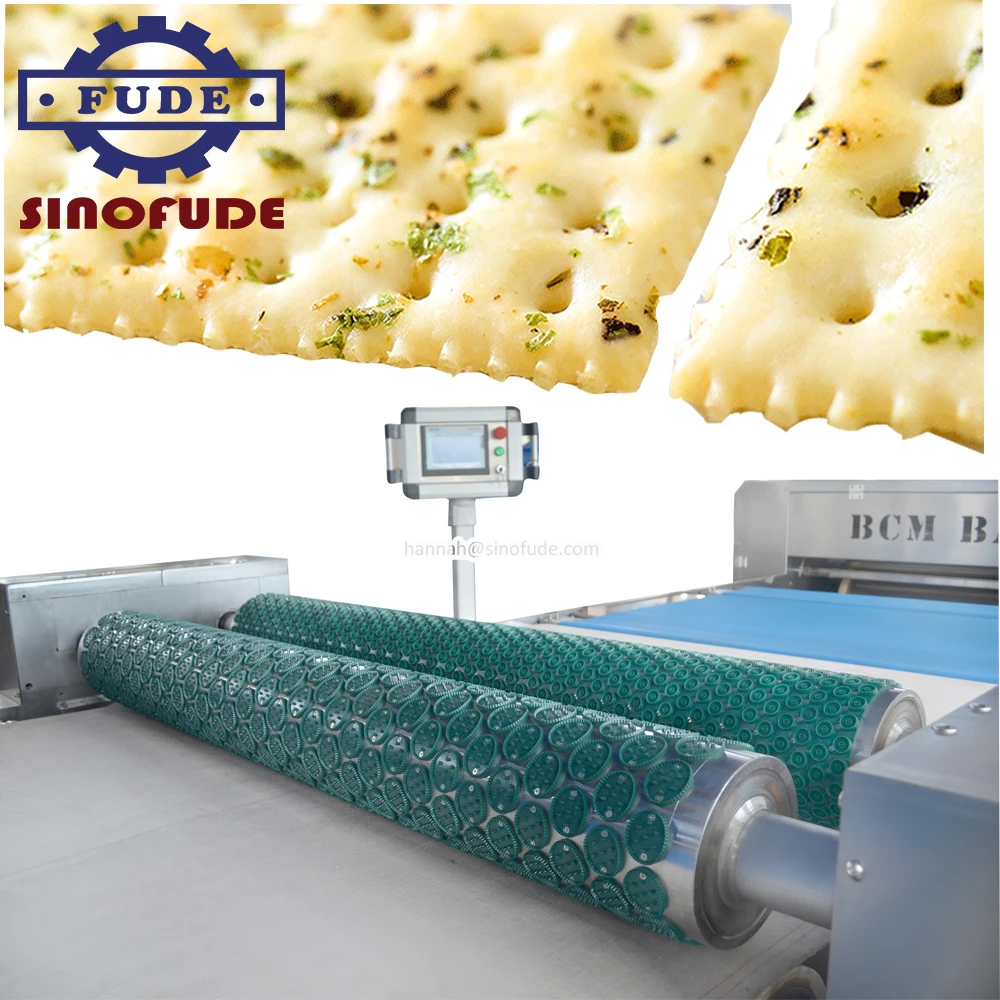 Fully Automatic Soda Crackers Biscuits making machine