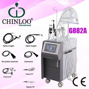 G882A Omnipotence!! Oxygen Jet and Multipolar RF Skin Tightening+Supersonic/Supersonic for(Face+Eyes)