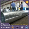 Galvanized steel spiral duct round tube making machine price