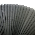 GEMMINISTER Retractable Polyester Plisse Insect Screen Pleated Mesh For Sliding Door Good Quality