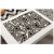 Import Geometric abstract black and white stripe pattern printed cotton and linen western placemat from China