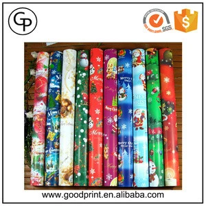 Gift wrapping paper roll custom embossed printed gift wrapping paper manufacturer