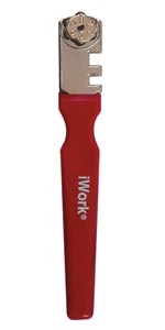 GLASS CUTTER W/ 6 CUTTING WHEELS