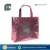 Import Glossy Custom Logo Metallic Color Rose Gold Woven TNT Bag for Market Eco Material Laminated Tote Bag Made Silver Foil Fabric from China