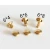 Import Gold color Solid Brass double cap rivet for leather from China