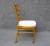 Import Gold Used Unfolded Stackable Chiavari Chair with White Fabric Cushion YC-A262 from China