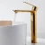 Import Golden Decked Mounted Basin Bathroom Mixers Faucets Taps Supplier from China