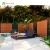 Import Good privacy wood plastic waterproof decorative composite fence panels for outdoor from China