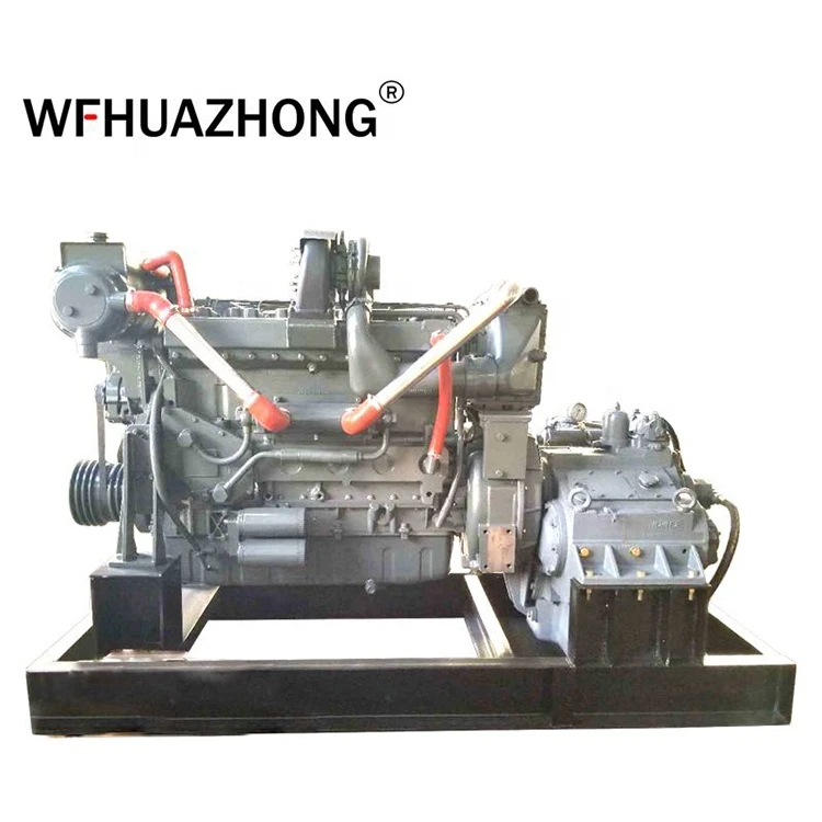 Good quality Weichai Steyr  Marine propulsion diesel  Engine 400hp With Marine Gear Box heat ex-changer cooled
