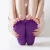 Import Good Quality Women Solid Cotton Non Slip Grip Toeless Ribbon Yoga Dance Socks from China