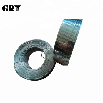 GRT galvanized trapezoid edge flat steel wire for armour cable