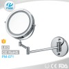 Guangdong battery operated wall mounted bath shaving magnifying mirror with light