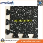 gym rubber floor mat, rubber tile for gym floor