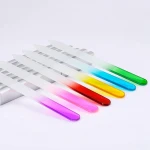 Hadiyah Factory Amazon eBay Hot Sale Fashion Monochrome Crystal Glass Nail File Polish Tool for Nail Art Salon Supply
