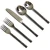Import Hand Forged Metal Dinner Kitchen Cutlery Includes Knives Forks Table Spoons and Tea Spoons from India