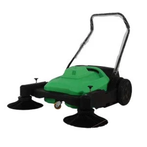 Hand push manual industrial floor sweeper for warehouse