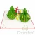 Import Handmade paper craft 3D pop up christmas greeting card ,christmas card from Vietnam
