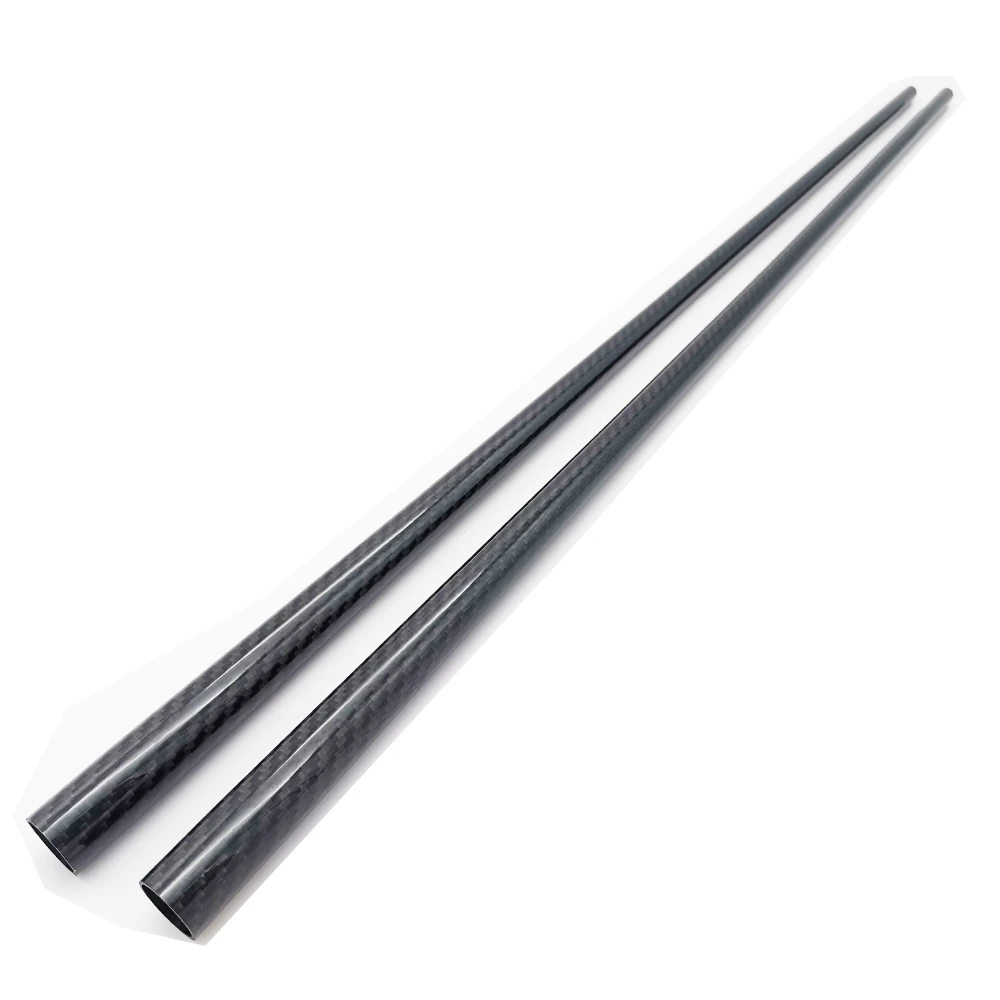 handmade tapered 3k  carbon and fiber glass snooker cue billiard cue