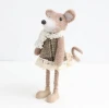 Handmade wool needle felt rat mouse toy for home decoration