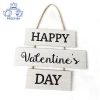 Happy Valentines Day wood decorative wall hanging plaque