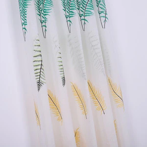 Kauhale Living Hawaiian Tropical Window Curtain – 1 Panel, Blackout, 3 Sizes/Colors – Palm Floral
