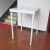 Import HC-ST102 White square simple high top cocktail wooden bar tables from China