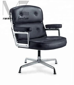 heated computer conference swivel office chair without wheels