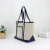 Import Heavy Cotton Canvas Tote Bag with Inside and Outside Pockets, Custom Color Size Plain Cotton Bags from China