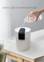 Hebron smart water spray mist fan mini portable air cooler humidifier