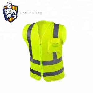 Hi Vis Safety Vest Security Uniform Reflective Clothing