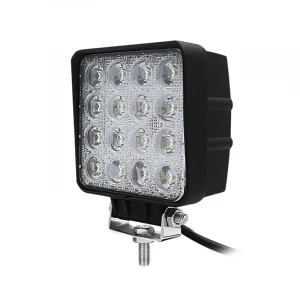 High bright halogen work light led replace bulb 48w 4800lm truck square led work light