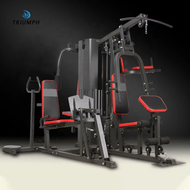 High capacity multistation gym strength training workout bench fitness import equipment trainer
