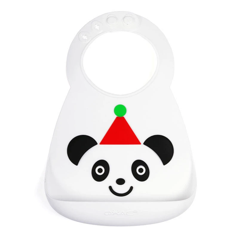High Quality 3D Silicone Baby Bibs with  Food Catcher