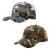 Import High Quality 6 Panel Cotton Army Hats Plain Camouflage Cap with Fastener Closure from China