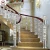 Import high quality acrylic stair railing, hot sale clear acrylic handrail, clear acrylic pillars from China