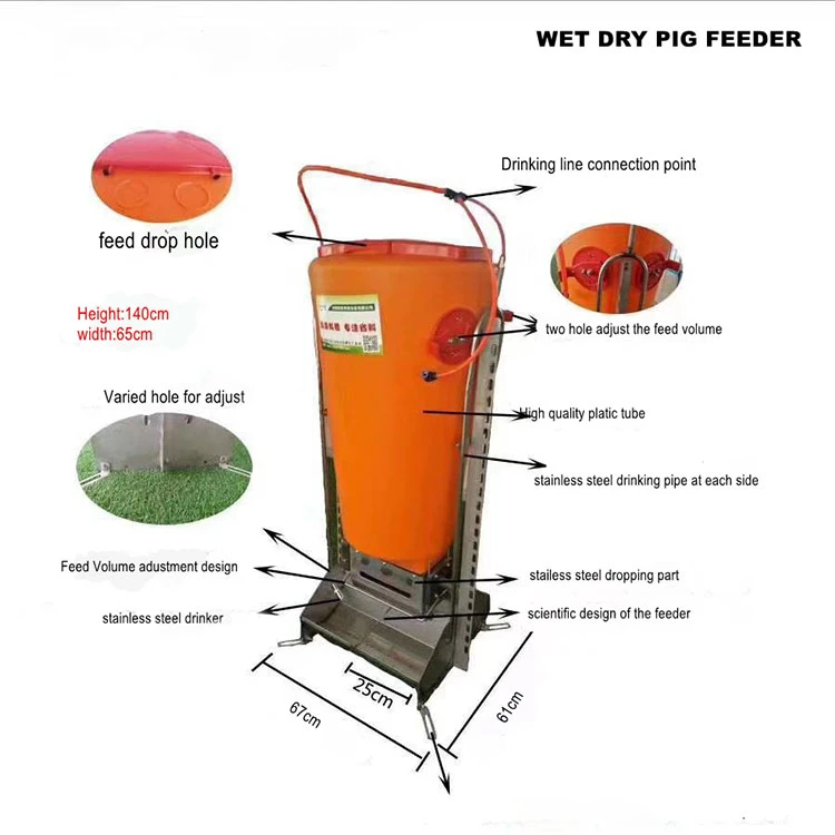 high quality automatic cast iron pig feeder