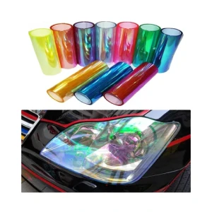 High Quality Cars Headlight Film PVC Tail Fog Lamp Protective Chameleon Anti Scratch Car Headlight Tint Film