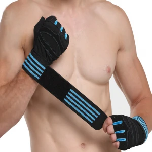 High Quality Fitness Gym Gloves Weight Lifting Gloves Half Finger with Wrist Support